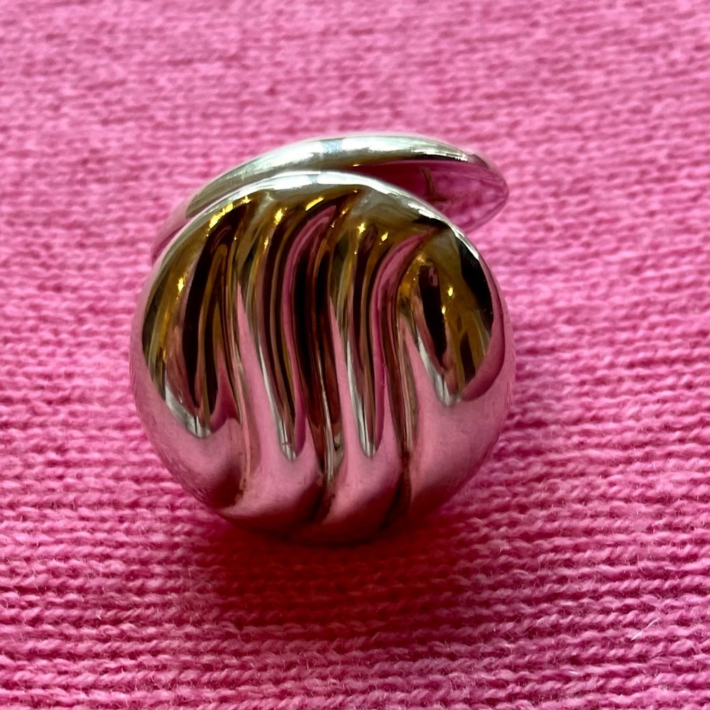 Fortunoff 925 Sterling Silver  Disc  Earrings - Picture 8 of 16